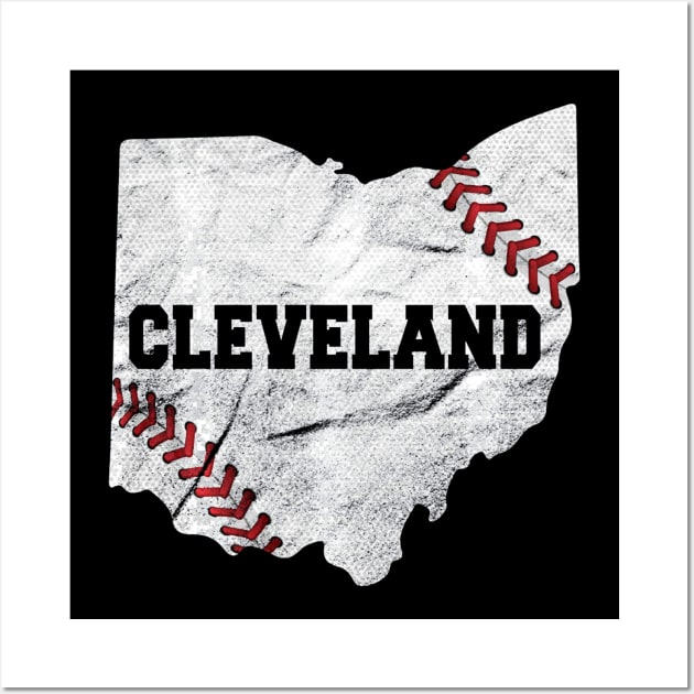 Cleveland Ohio - Baseball Sport Wall Art by Vigo